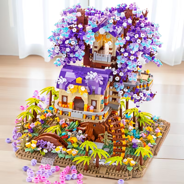 Purple Fairy Treehouse — 3,046 Pieces
