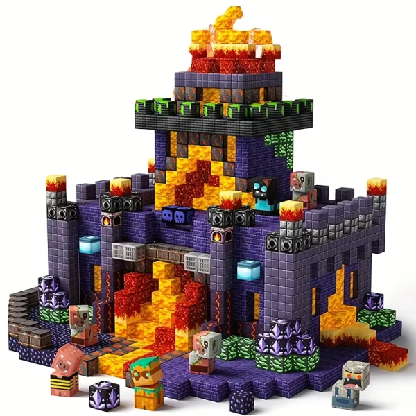 Magnetic Building Set — 100 Pieces