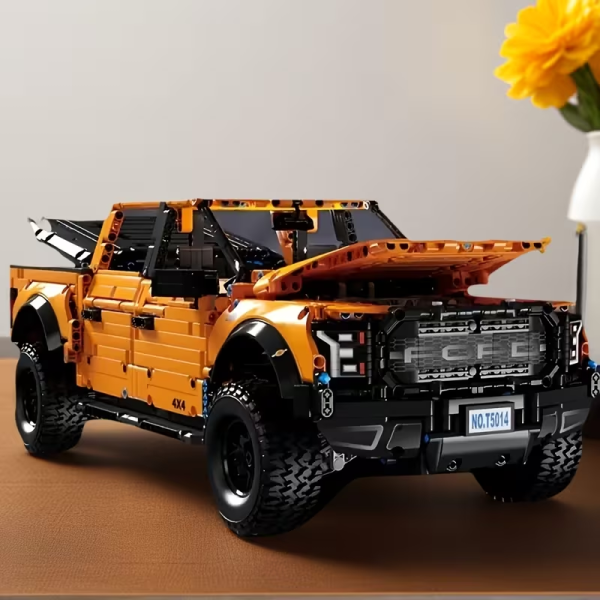 Orange Car Building Set